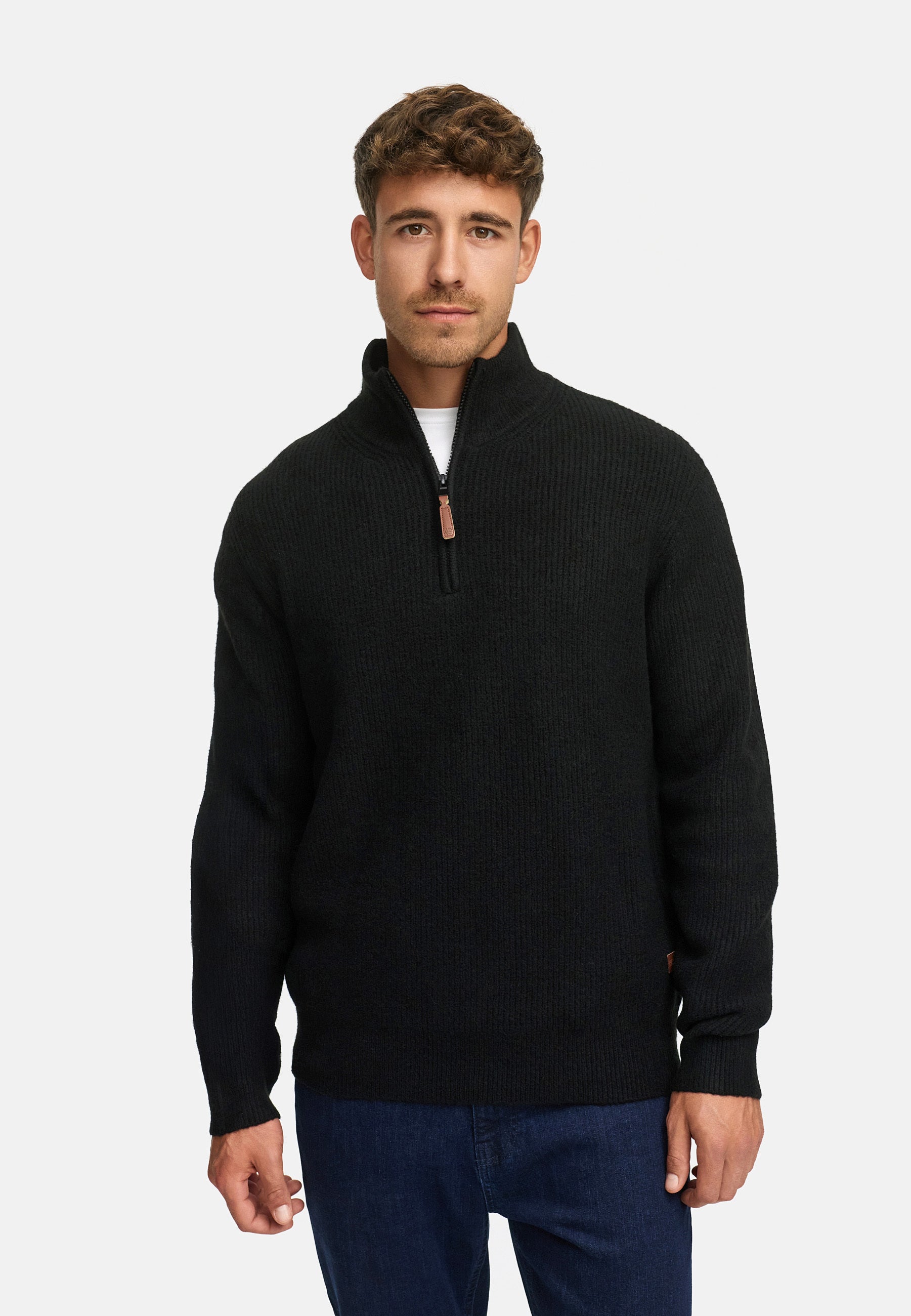 Strickpullover INPeace Half Zip Produktbild