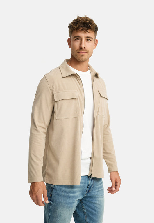 Hemd Langarm INNemoto Zip Shirt