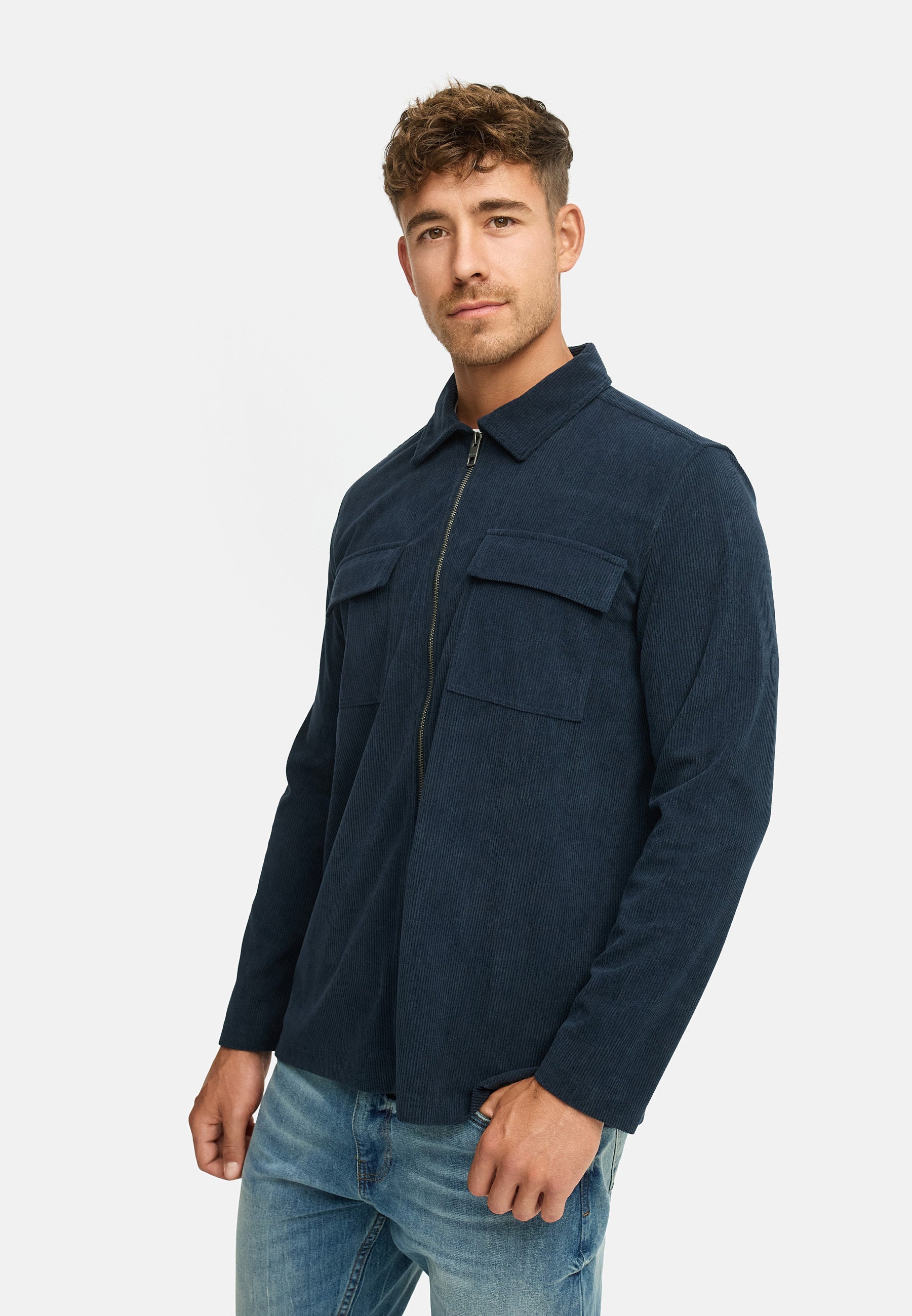 Hemd Langarm INNemoto Zip Shirt Produktbild