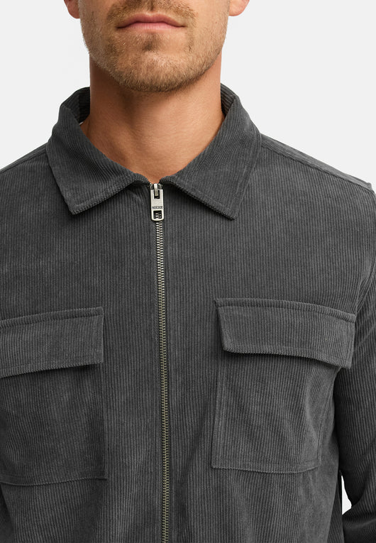 Hemd Langarm INNemoto Zip Shirt